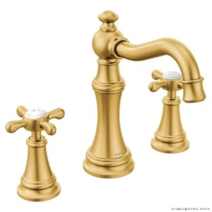 Moen TS42114BG Replacement Trim - Brushed Gold Wide-Spaced Design Upgrade