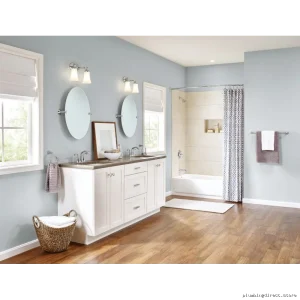 Moen YB2318BN Brushed Nickel 18-Inch Bathroom Towel Bar for Modern Homes
