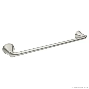 Moen Brushed Nickel Tiffin 24-Inch Bathroom Towel Bar MY4824BN