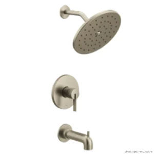 Brushed Nickel 3 Series Tub & Shower Trim - Cia M-Core UT3363BN Moen