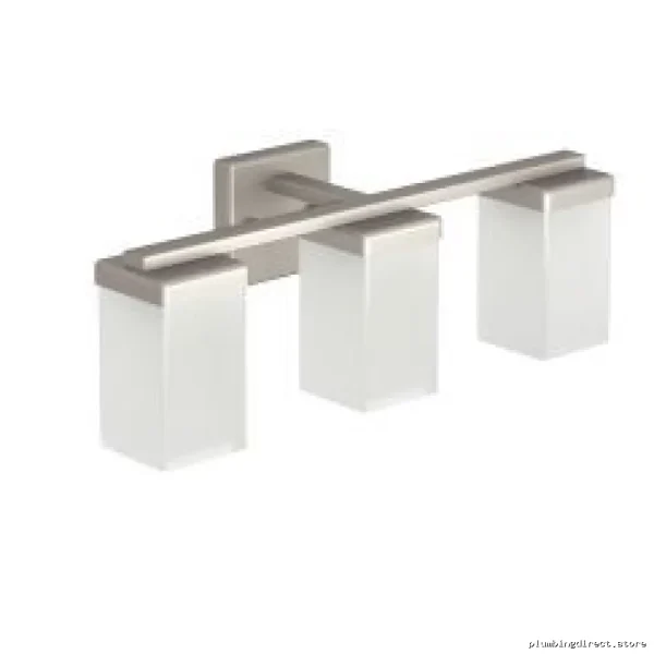 Moen Brushed Nickel 90-Degree Wall Sconce with Triple Globe Lights YB8863BN - Image 3