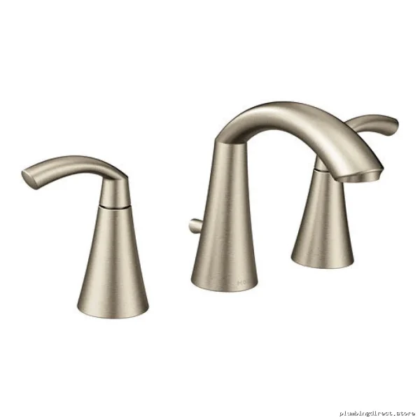 Moen T6173BN Brushed Nickel Widespread Bathroom Faucet - Modern & Durable