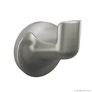 Moen Brushed-Nickel Single Bathrobe Hook ASPEN Collection