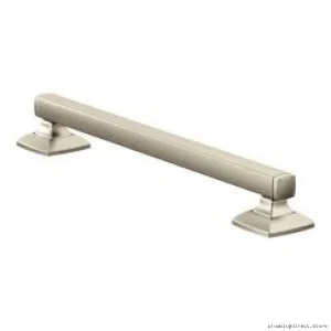 Moen Brushed Nickel Designer Grab Bar 18 Inch Voss Collection YG5118BN