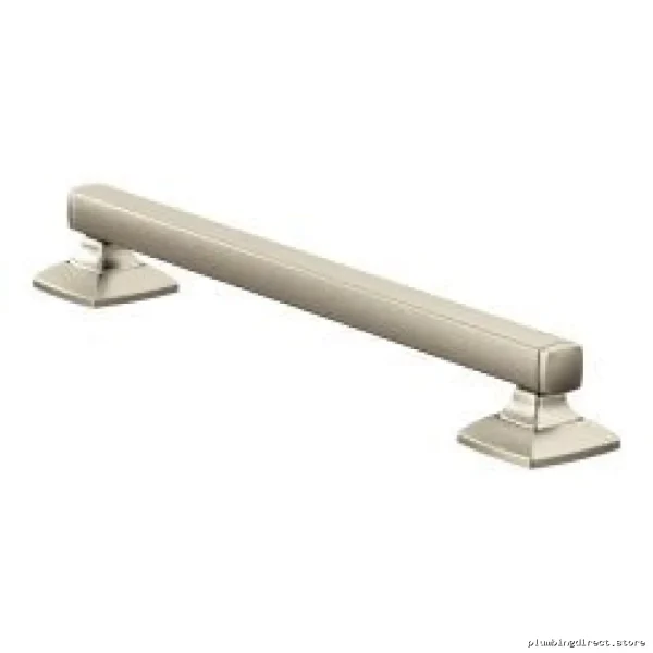 Moen Brushed Nickel Designer Grab Bar 18 Inch Voss Collection YG5118BN