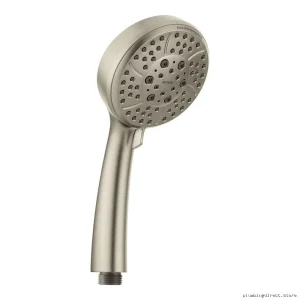 Brushed Nickel Moen Eco Handheld Shower with 4 Spray Modes