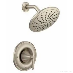 moen eco-friendly stable temp water-saving brushed nickel shower trim