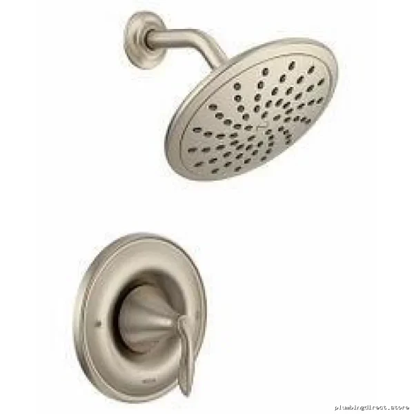 moen eco-friendly stable temp water-saving brushed nickel shower trim