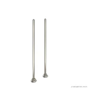 Moen Brushed Nickel Floor Mount Riser for Standalone Faucets - TS25105BN High-Flow Design
