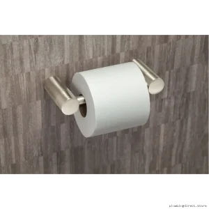 Moen YB0408BN Brushed Nickel Pivoting Toilet Paper Holder for Modern Bathrooms