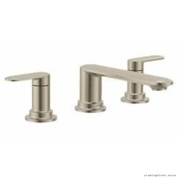 Brushed Nickel Three Hole Roman Bath Faucet Trim | Moen