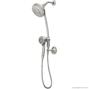 Moen Brushed Nickel Shower Combo with Adjustable Slide Bar 28501SRN