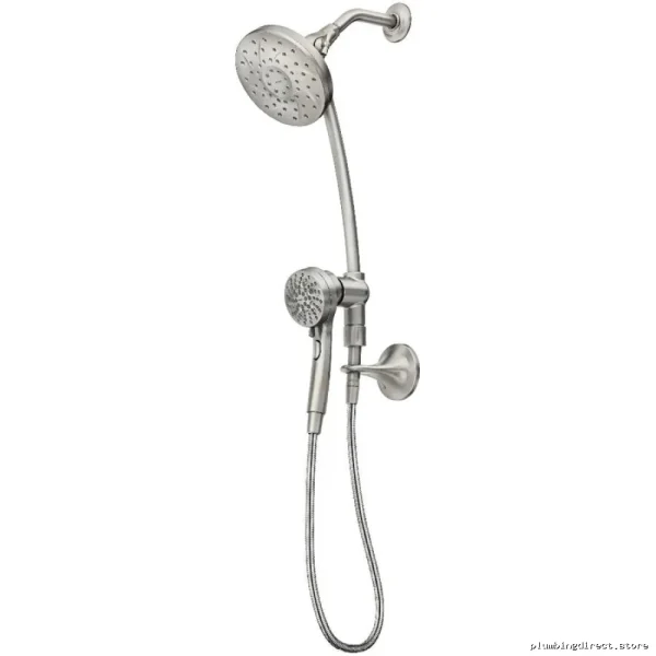 Moen Brushed Nickel Shower Combo with Adjustable Slide Bar 28501SRN