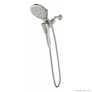 Moen Brushed Nickel Shower Combo with Dial Control & Magnetic Dock