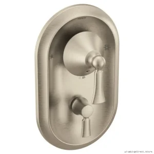 Moen Brushed Nickel Shower Valve Trim with Built-in Divert