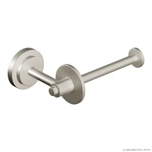 Moen Brushed Nickel Toilet Paper Holder - Elegant Bathroom Accessory