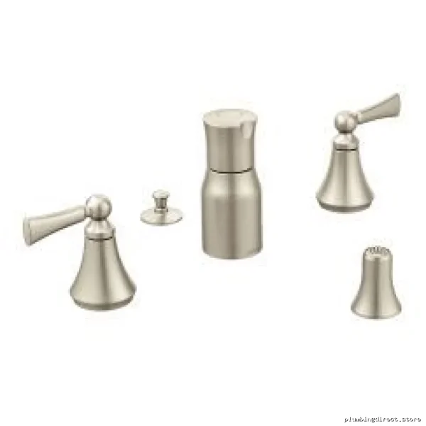 Moen Easy Install Brushed Nickel Bidlet Toilet Seat Mount Kit