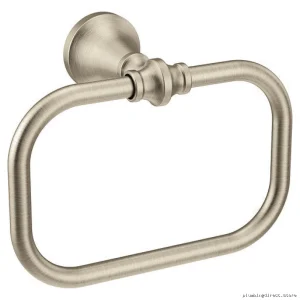 Moen Brushed Nickel Towel Ring - YB0586BN Bathroom Hardware