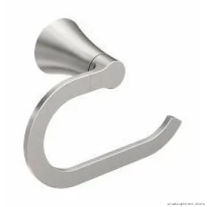 Moen Brushed Nickel Towel Ring Bathroom Hardware Y0786BN