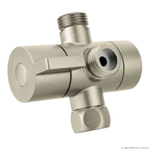 Moen CL703BN Brushed Nickel Shower Diverter for Tub & Shower - Easy Install