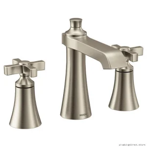 Moen Brushed Nickel Widespread Bathroom Faucet Trim TS6985BN