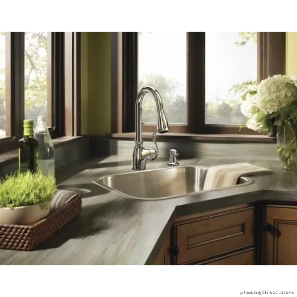 Moen CA87006 Chrome Pull-Down Spray Kitchen Faucet - Modern Boutique Design - Image 2