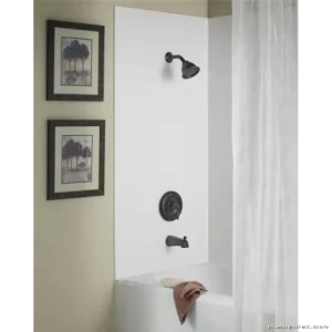 Moen Caldwell Mediterranean Bronze Eco Shower Faucet with Posi-Temp Valve