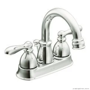 Moen Caldwell Chrome Centerset Bathroom Faucet - Durable & Stylish WS84667