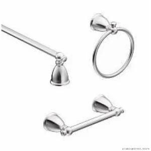 Moen Chrome Bathroom Hardware Set - Caldwell Collection