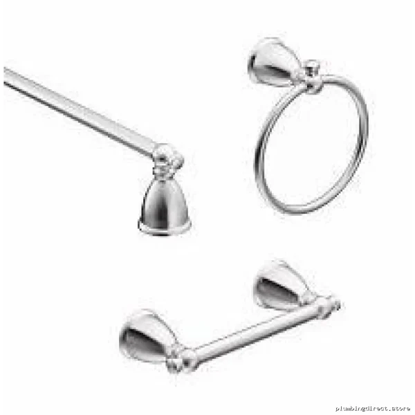 Moen Chrome Bathroom Hardware Set - Caldwell Collection
