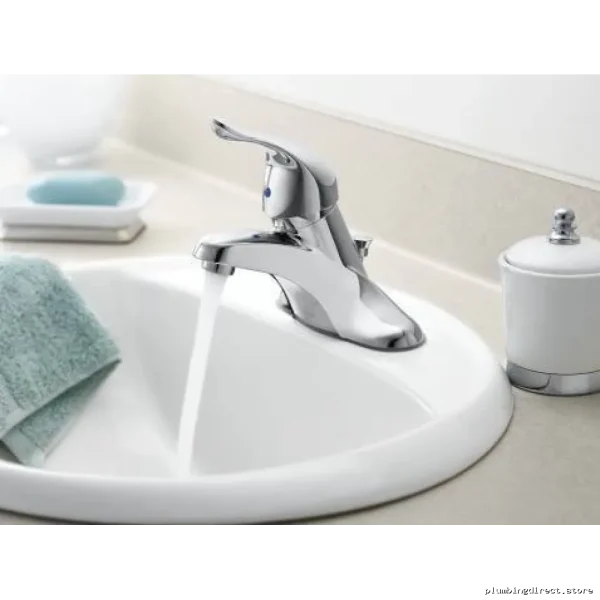 Moen L4621BC Brushed Chrome Centerset Bathroom Faucet - Chateau Collection