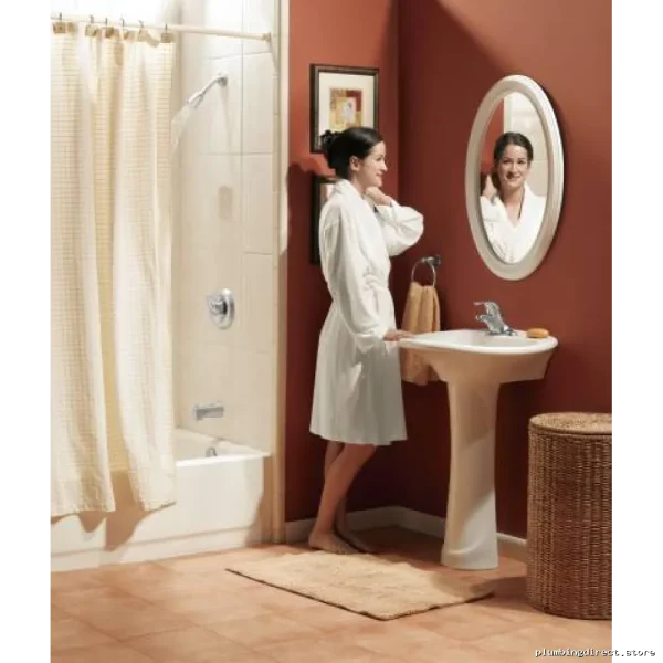 Moen L4621BC Brushed Chrome Centerset Bathroom Faucet - Chateau Collection - Image 2