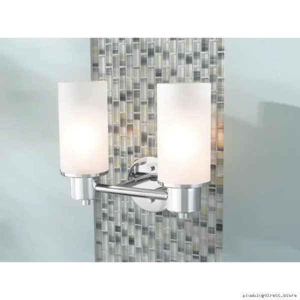 Chrome 2-Globe Modern Wall Sconce by Moen DN0762CH