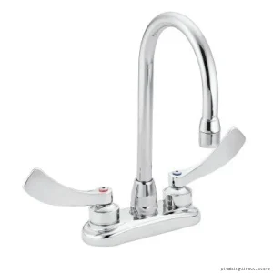 Moen Chrome 2-Handle Bar Faucet M-Dura Series for Kitchen Sink 8279SMF12