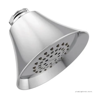 Moen Chrome 3-3/4 Inch Single-Function Shower Head for Modern Bathrooms