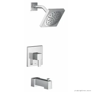 Moen Chrome 90° Tub Shower Trim with Eco-Performance Valve UTS2713EP