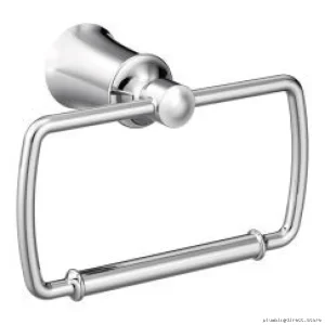Stylish Chromed Bath Towel Holder – Modern Design from Moen