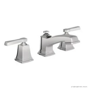 Moen Chrome Boardwalk Widespread Bathroom Faucet - Stylish & Durable WS84820