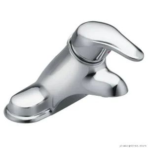 Moen Chrome Centerset Bathroom Faucet - Modern Water-Saving Design L84683