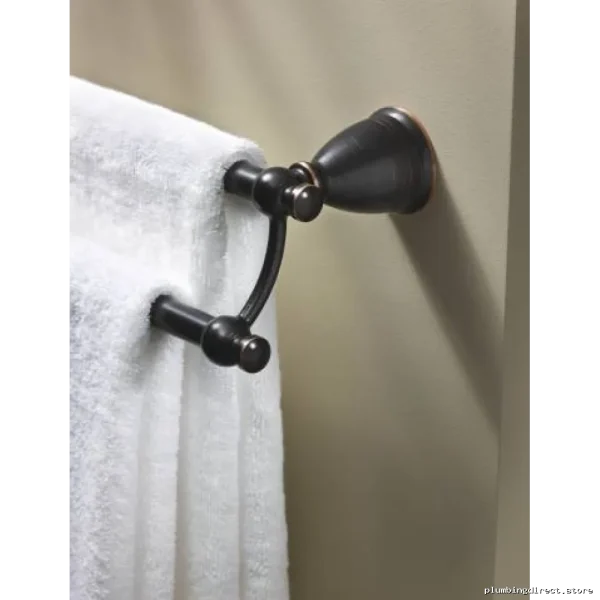 Moen Caldwell Chrome 24-Inch Double Bathroom Towel Bar Y3122CH - Image 3
