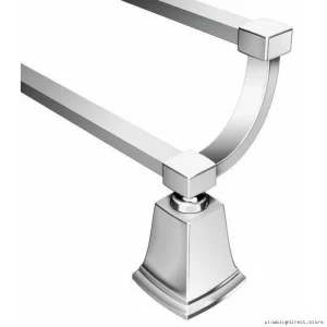 Moen Chrome Double Towel Rod - Boardwalk 24 Model Y3222CH