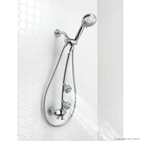 Ergonomic 5-Function Handheld Shower with Body Spray - Moen Chrome