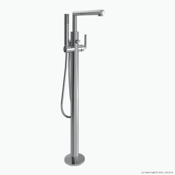 Moen Chrome Floor-Mount Tub Faucet - Modern Bath Accessory