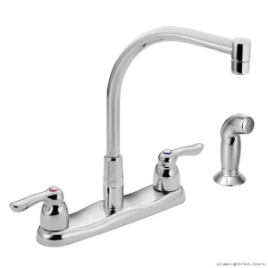 Moen Chrome Kitchen Faucet with Pull Down Sprayer Model 8792