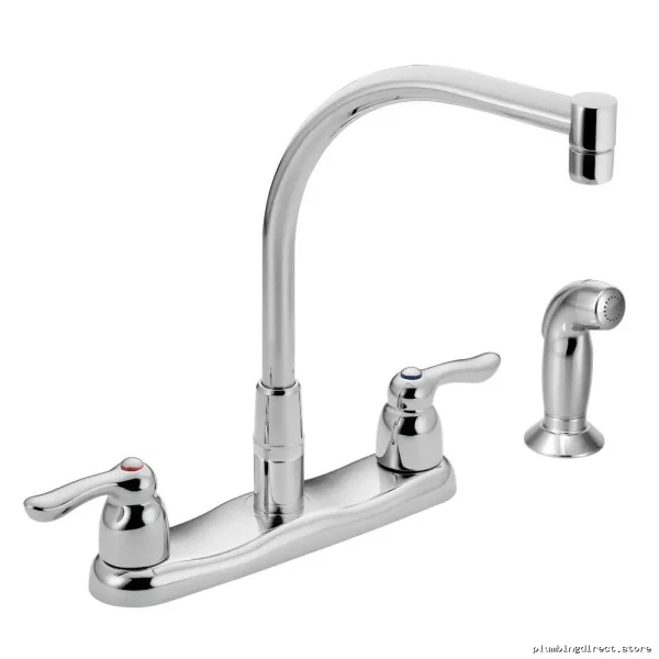 Moen Chrome Kitchen Faucet with Pull Down Sprayer Model 8792