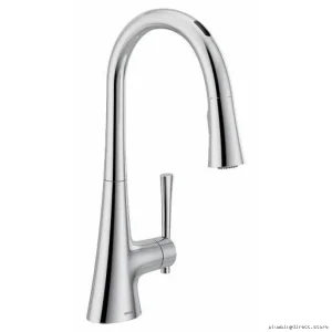 Moen Chrome Pull-Down Smart Kitchen Faucet with Spray 9126EVC