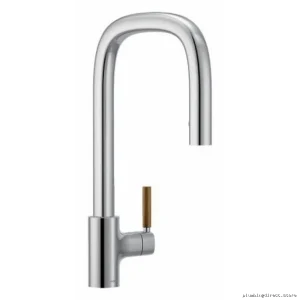 Moen Chrome Pull-Down Spray Kitchen Faucet S74001 - Modern Tenon Design
