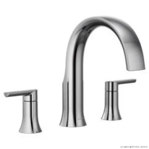 Moen Chrome Roman Tub Faucet Trim TS983 - Elegant Bath Fixture