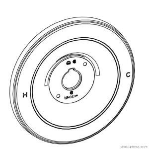 Moen Chrome Shower Escutcheon Plate for Tub Faucet Kingsley 97577