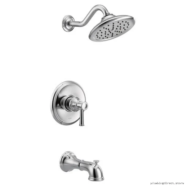 Moen Chrome Tub & Shower Trim - Modern Bathroom Fixtures UT3313